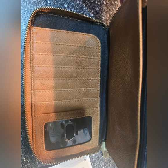 Thirty-One Gifts All About the Benjamins wallet Classic Houndstooth Pebble Nwt - Picture 10 of 10